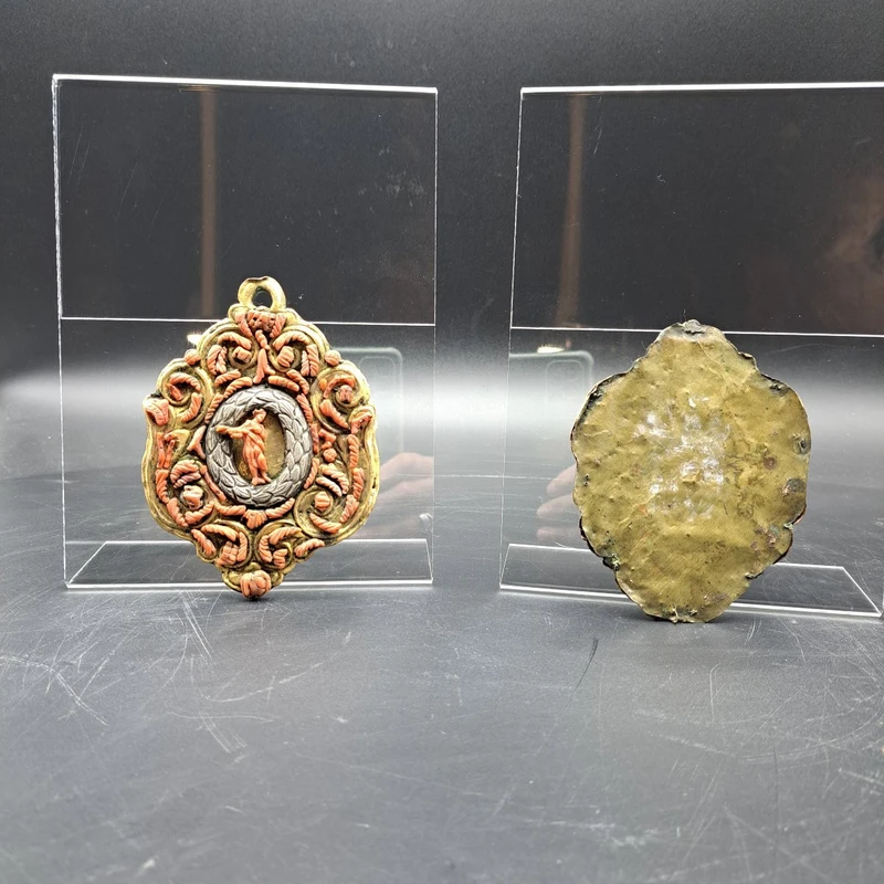 COPPIA DI PLACCHE DEVOZIONALI TRAPANI DELLA FINE DEL XVII SECOLO INIZI DEL XVIII SECOLO