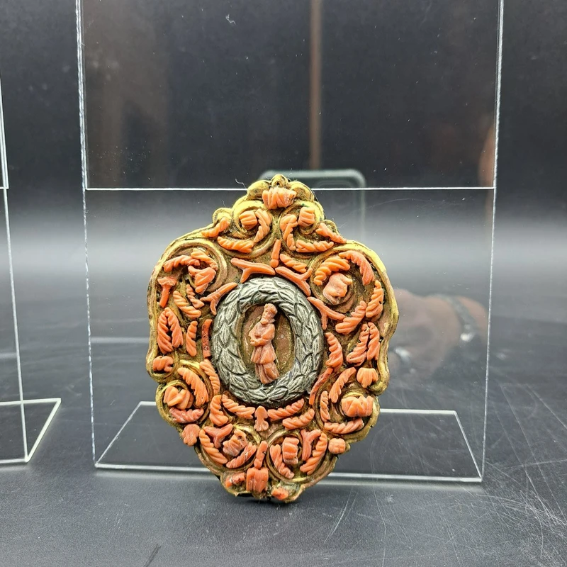 COPPIA DI PLACCHE DEVOZIONALI TRAPANI DELLA FINE DEL XVII SECOLO INIZI DEL XVIII SECOLO