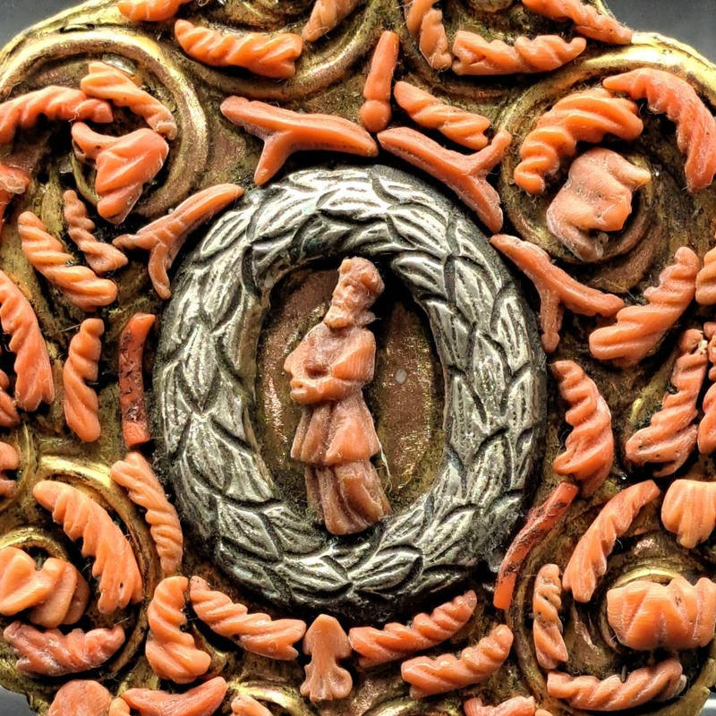 COPPIA DI PLACCHE DEVOZIONALI TRAPANI DELLA FINE DEL XVII SECOLO INIZI DEL XVIII SECOLO