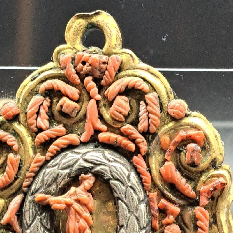 COPPIA DI PLACCHE DEVOZIONALI TRAPANI DELLA FINE DEL XVII SECOLO INIZI DEL XVIII SECOLO