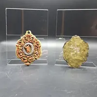 COPPIA DI PLACCHE DEVOZIONALI TRAPANI DELLA FINE DEL XVII SECOLO INIZI DEL XVIII SECOLO