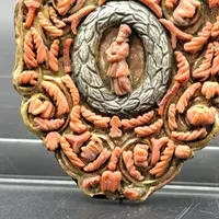 COPPIA DI PLACCHE DEVOZIONALI TRAPANI DELLA FINE DEL XVII SECOLO INIZI DEL XVIII SECOLO