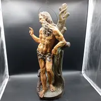 LARGE SCULPTURE I POLYCHROME TERRACOTTA FROM THE LATE XVII EARLY XVIII CENTURY