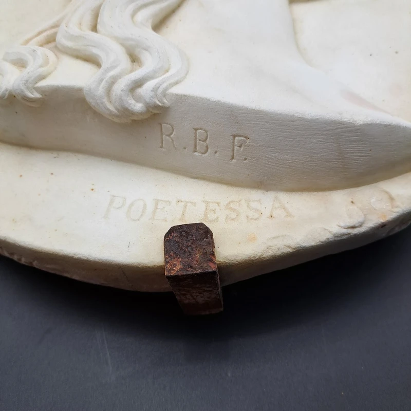 BASSORILIEVO IN MARMO DI ROSOLINO BARBERA DEL XIX SECOLO " 1838-1866 "