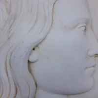 BASSORILIEVO IN MARMO DI ROSOLINO BARBERA DEL XIX SECOLO " 1838-1866 "