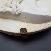 BASSORILIEVO IN MARMO DI ROSOLINO BARBERA DEL XIX SECOLO " 1838-1866 "