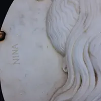 BASSORILIEVO IN MARMO DI ROSOLINO BARBERA DEL XIX SECOLO " 1838-1866 "