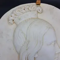 BASSORILIEVO IN MARMO DI ROSOLINO BARBERA DEL XIX SECOLO " 1838-1866 "