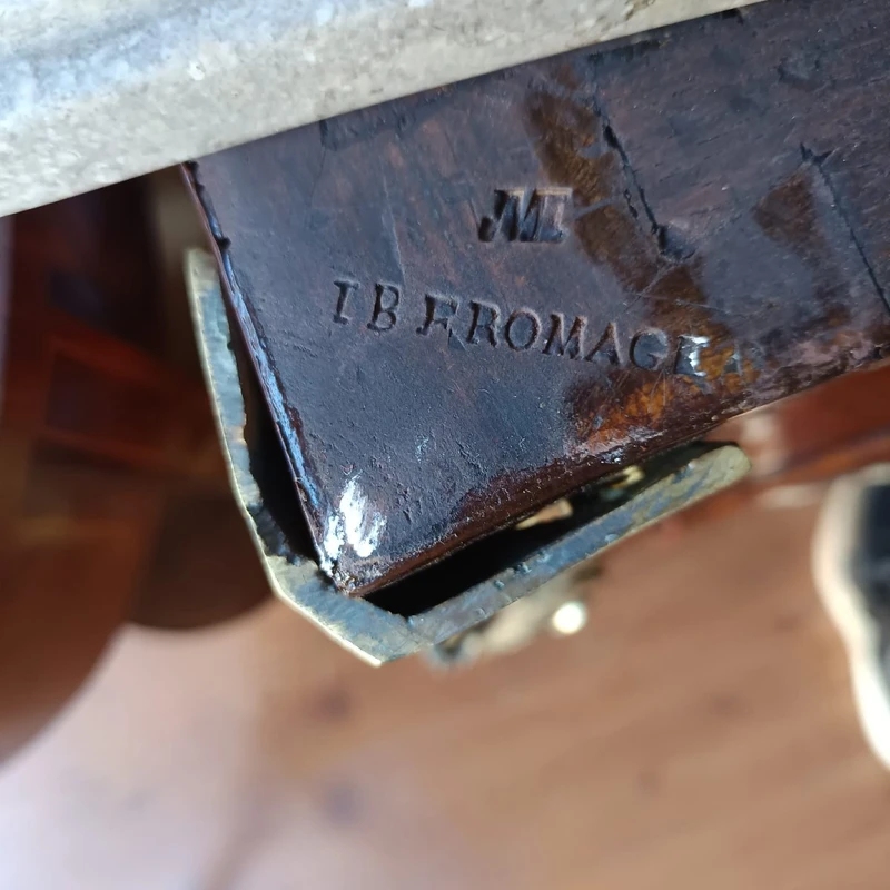 COMO' LUIGI XV " TOMBEAU " SIGNÉ JEAN-BAPTISTE FROMAGEAU 1743-1793