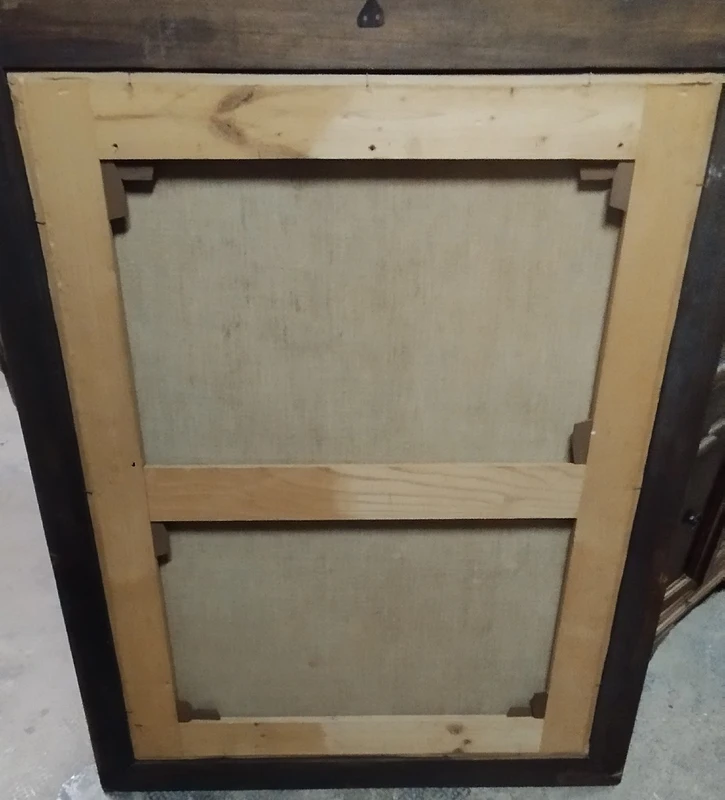 Oil painting on canvas , portrait of young nobleman 18th century