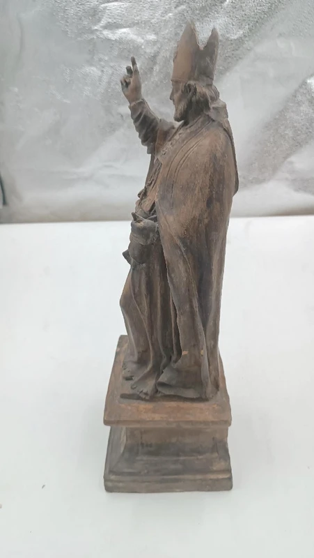 terracotta sculpture 18th century-Saint Petronius Emilian school (ITALY) h.42 cm