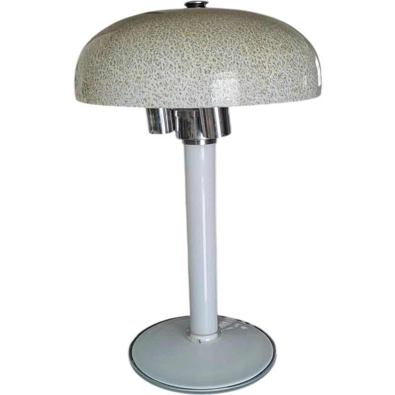 rara e grande  lampada da tavolo   in vetro di  Murano , fine anni 70 , design stile mazzega/Na