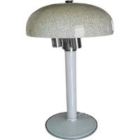 rara e grande  lampada da tavolo   in vetro di  Murano , fine anni 70 , design stile mazzega/Na