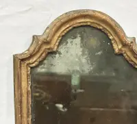Pair of antique giltwood wall mirror frames, 18th century.