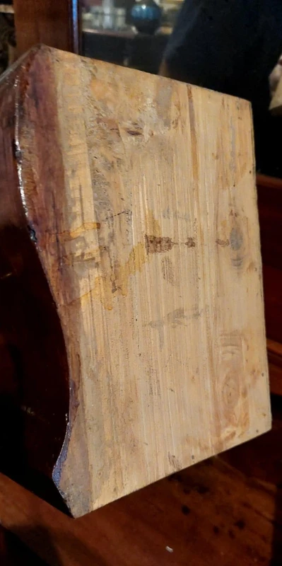 Small walnut trumoe 18th century L.72 CM