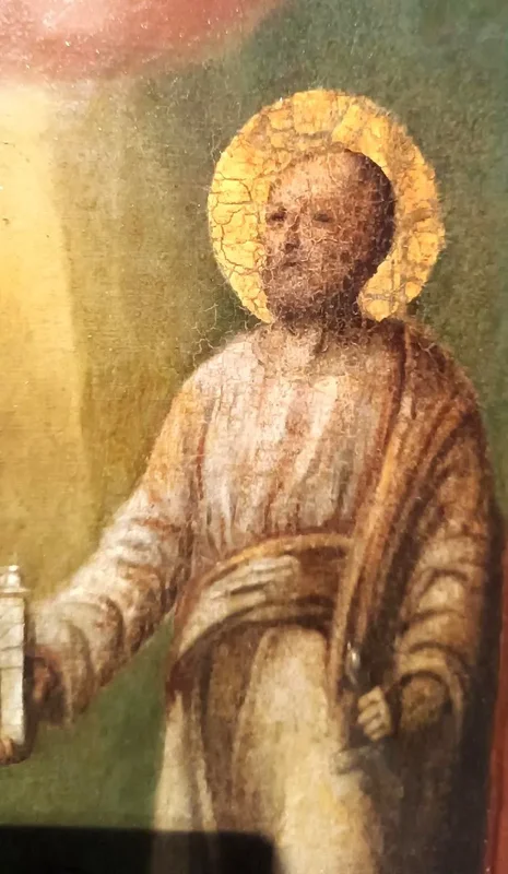 Peinture sur panneau , Ancienne icône St. Pierre et Paul