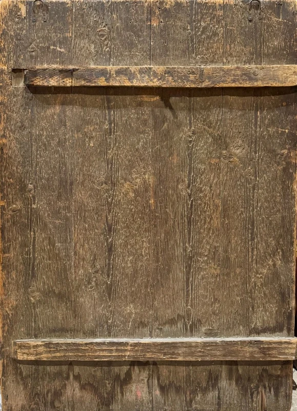 Peinture ancienne sur panneau "La vision du prophète Ezekiel", école ferraraise, maniérisme