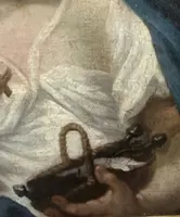 JESUS L'ENFANT peint sur toile - Giuseppe Angeli