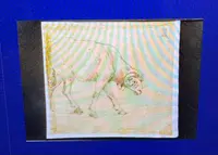 CONSALVO CARELLI 'GOAT GRAZING' PEINTURE SUR TOILE