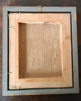 Peinture à l'huile ancienne sur toile, Saint Vincent Ferrer