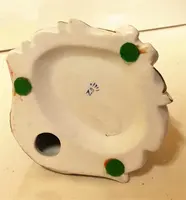 Figurine en céramique peinte à la main de Capodimonte signée Volta