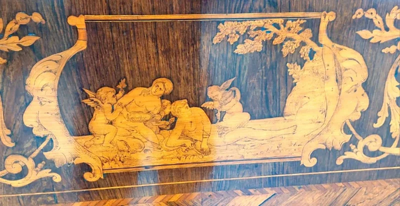 Inlaid flap -meta' XVIII century Tuscany