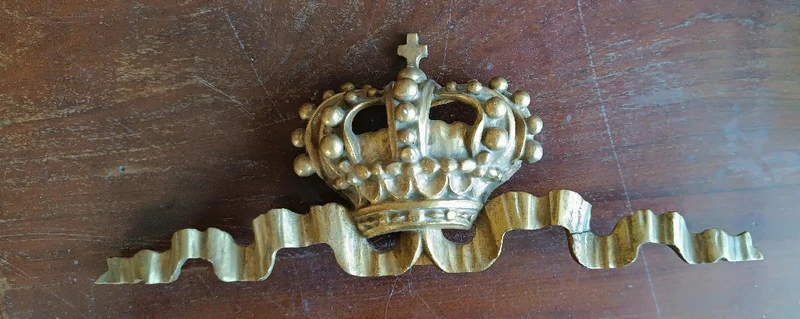 Antique gilded wooden frieze ,Tuscan 18th century