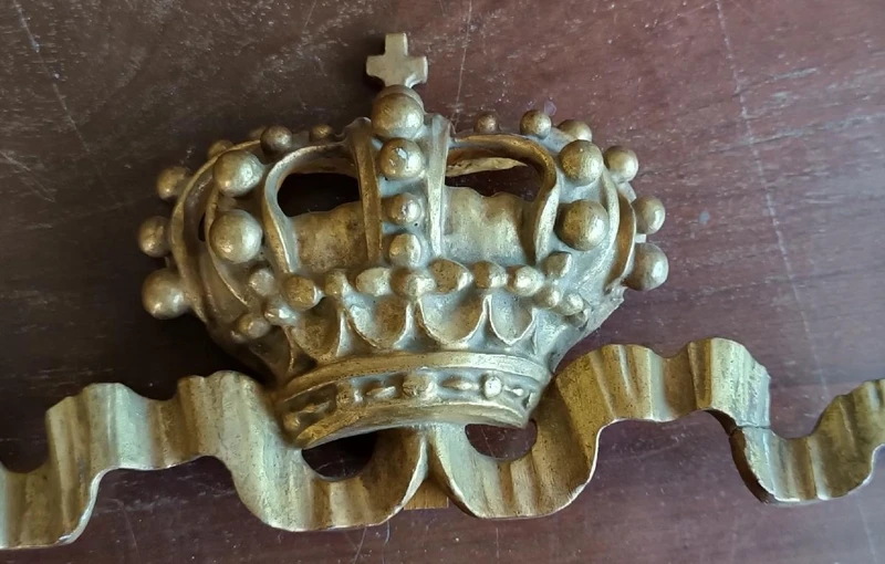 Antique gilded wooden frieze ,Tuscan 18th century