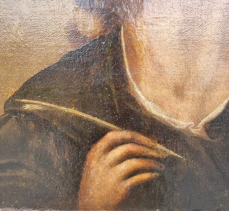 Olio su tela fine 600 San Giovanni Evangelista