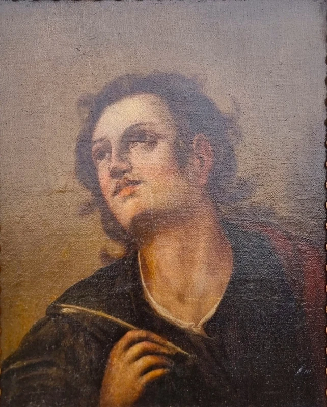 Olio su tela fine 600 San Giovanni Evangelista