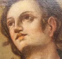 Olio su tela fine 600 San Giovanni Evangelista