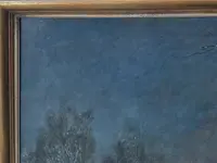 Paesaggio Notturno con Neve