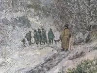 Paesaggio Notturno con Neve