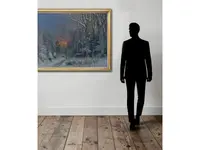 Paesaggio Notturno con Neve