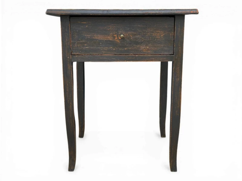 Table basse en sapin des Alpes vers 1850