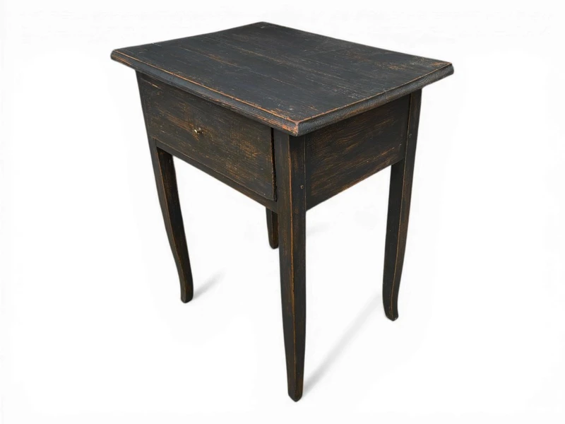 Table basse en sapin des Alpes vers 1850