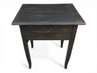 Table basse en sapin des Alpes vers 1850
