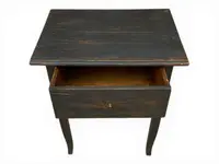 Table basse en sapin des Alpes vers 1850