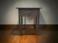 Table basse en sapin des Alpes vers 1850