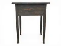 Table basse en sapin des Alpes vers 1850