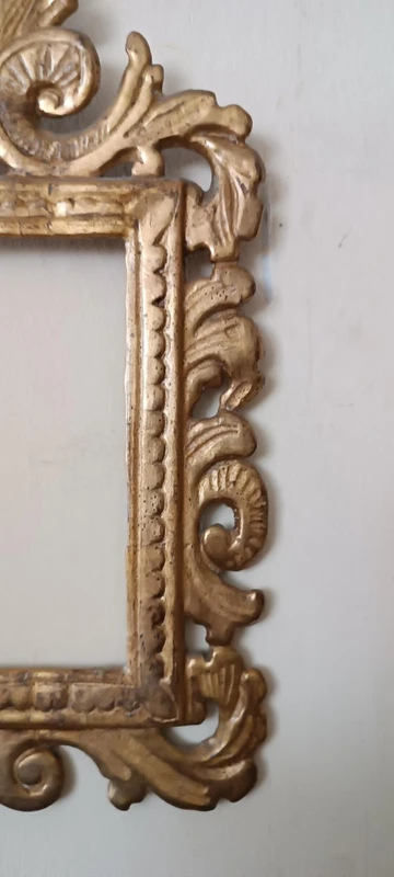 Antica cornice legno dorato XVIII secolo