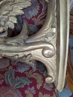 Coppia angeli portacero da muro legno dorato XIX secolo