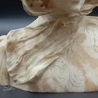 MEZZOBUSTO DI GIOVANE DONNA DELLA FINE DEL XIX SECOLO