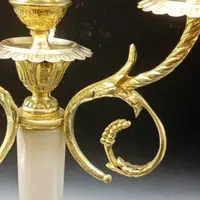 OROLOGIO A PENDOLO IN BRONZO DORATO E MARMO DELLA SECONDA META' DEL XIX SECOLO