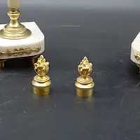 OROLOGIO A PENDOLO IN BRONZO DORATO E MARMO DELLA SECONDA META' DEL XIX SECOLO