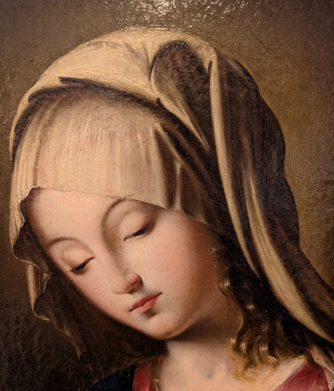 Virgin at Prayer, Sassoferrato ambit, 17th century