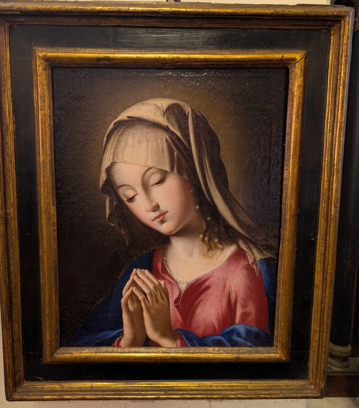 Virgin at Prayer, Sassoferrato ambit, 17th century