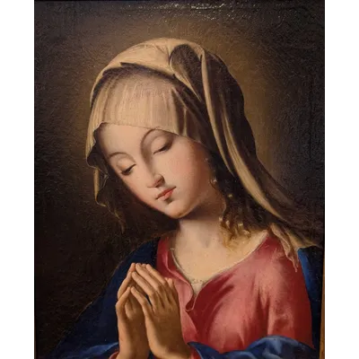Virgin at Prayer, Sassoferrato ambit, 17th century