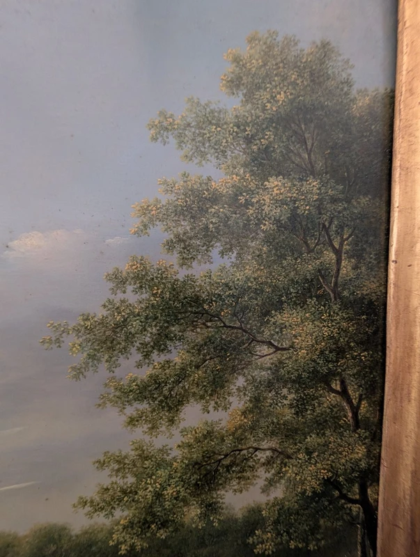 Landscape with figures and livestock, Pieter Gerardus van Os