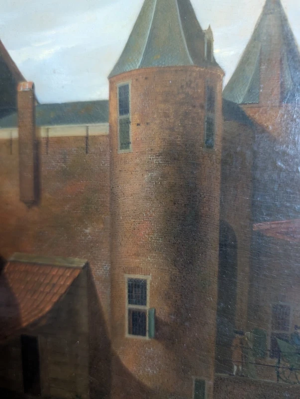 Landscape with figures and livestock, Pieter Gerardus van Os